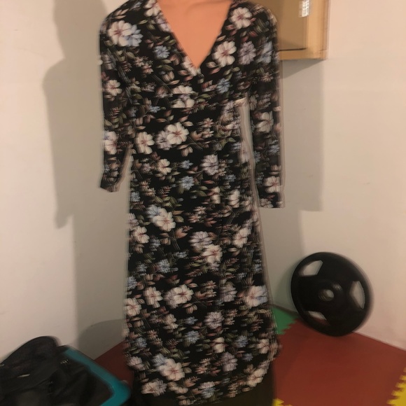 Suzy Shier Long Wrap Dress, Never Been Worn - Picture 3 of 5